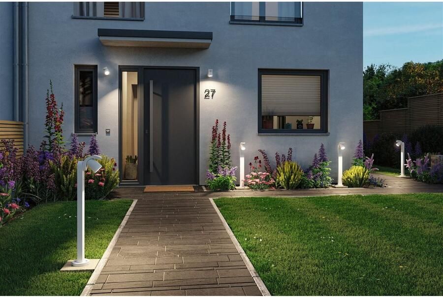 Paulmann Led-bolderlamp Cuff IP44 782mm 3000K 10W 700lm 230V 70° aluminium (1 stuk) - Foto 3