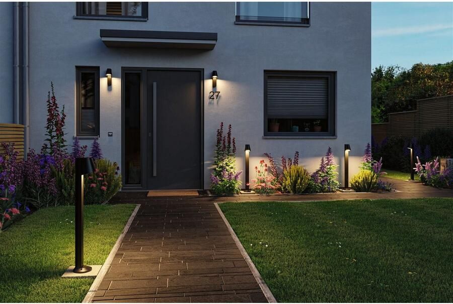 Paulmann Led-bolderlamp IP44 793mm 3000K 9W 700lm 230V 65° Antraciet Aluminium (1 stuk) - Foto 4
