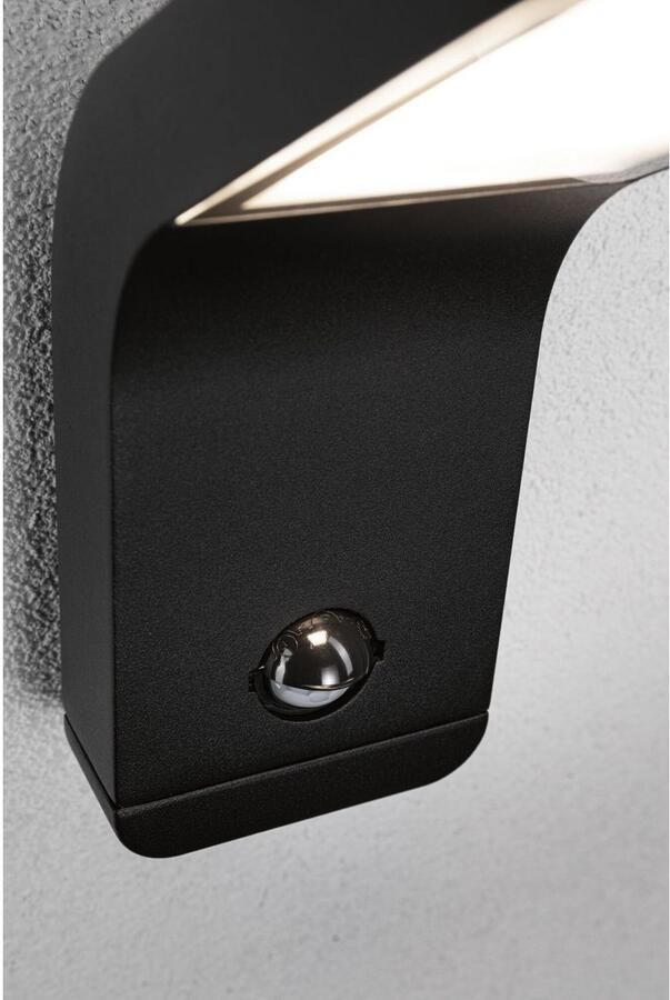 Paulmann Led-wandlamp voor buiten Kulma IP44 90x174mm 3000K 7 5W 500lm 230V Antraciet Aluminium (1 stuk) - Foto 5