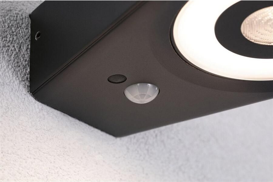 Paulmann Led-wandlamp voor buiten Silma IP44 65x186mm 3000K 5 1x0 7W 600lm 230V Aluminium (1 stuk) - Foto 5