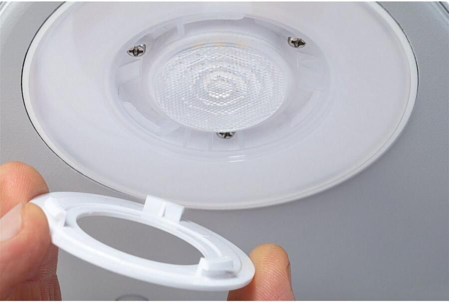 Paulmann Led-wandlamp voor buiten Silma IP44 65x186mm 3000K 5 1x0 7W 600lm 230V Aluminium (1 stuk) - Foto 4