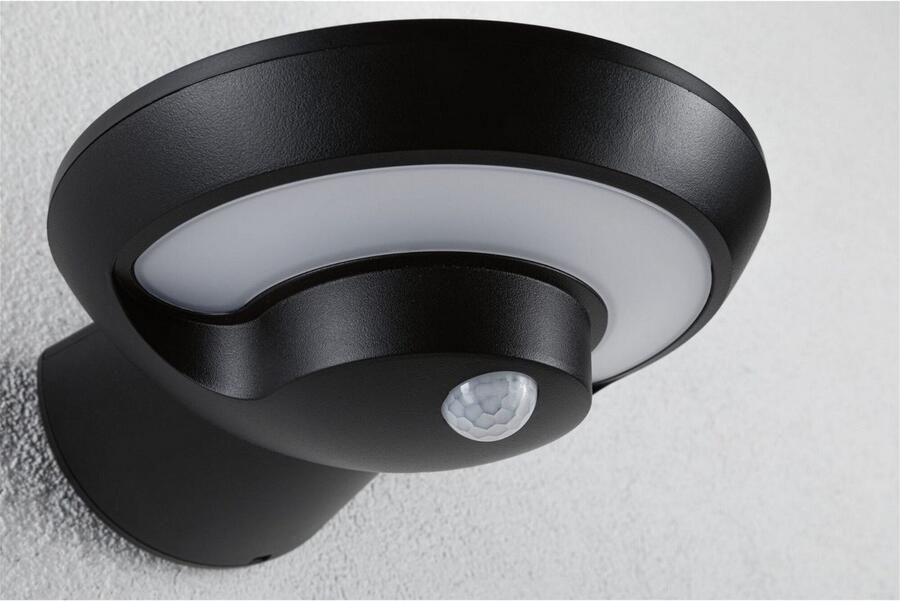 Paulmann Led-wandlamp voor buiten Solar Bordola IP44 180x211mm 3000K 3 5W 220lm Antraciet Kunststof (1 stuk) - Foto 5