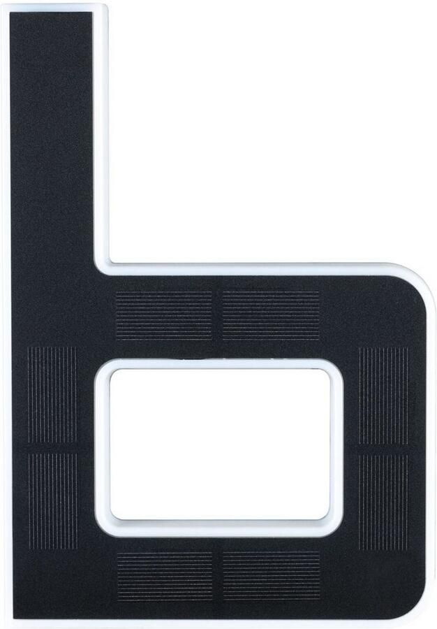 Paulmann Led-wandlamp voor buiten Solar Huisnummer LED-module huisnummers letters kiesbaar accu verwisselbaar (1 stuk) - Foto 5