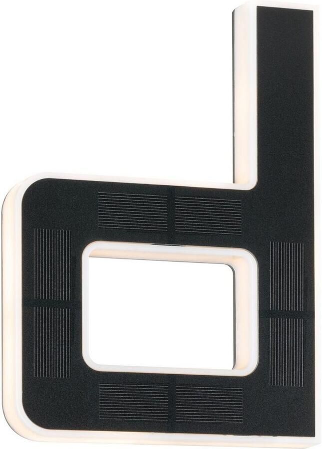 Paulmann Led-wandlamp voor buiten Solar Huisnummer LED-module huisnummers letters kiesbaar accu verwisselbaar (1 stuk) - Foto 4