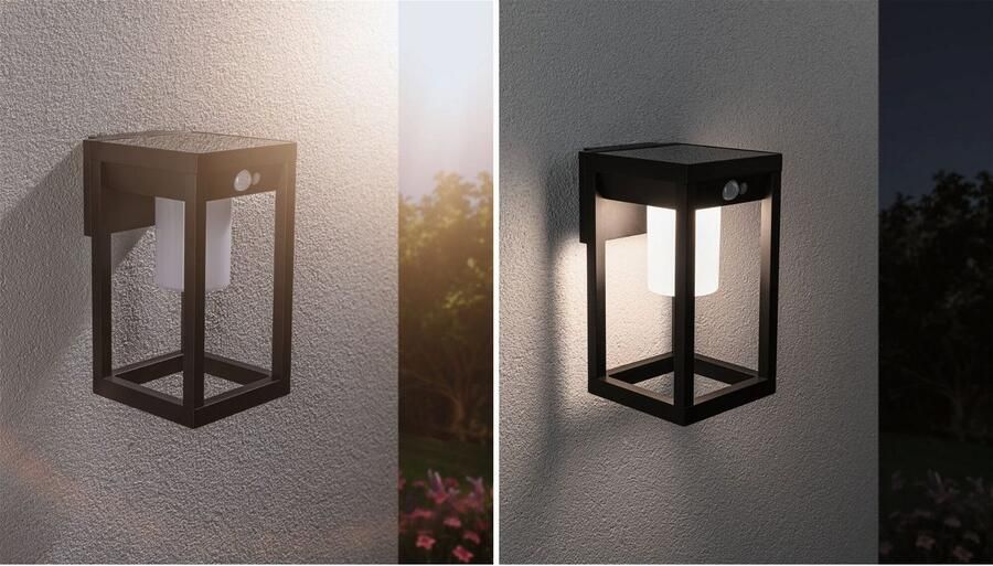 Paulmann Led-wandlamp voor buiten Solar Marisol IP44 3000K 350lm Zwart (1 stuk) - Foto 7