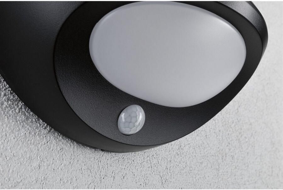 Paulmann Led-wandlamp voor buiten Solar Sorova IP44 230x125mm 3000K 3 5W 220lm Antraciet Kunststof (1 stuk) - Foto 4