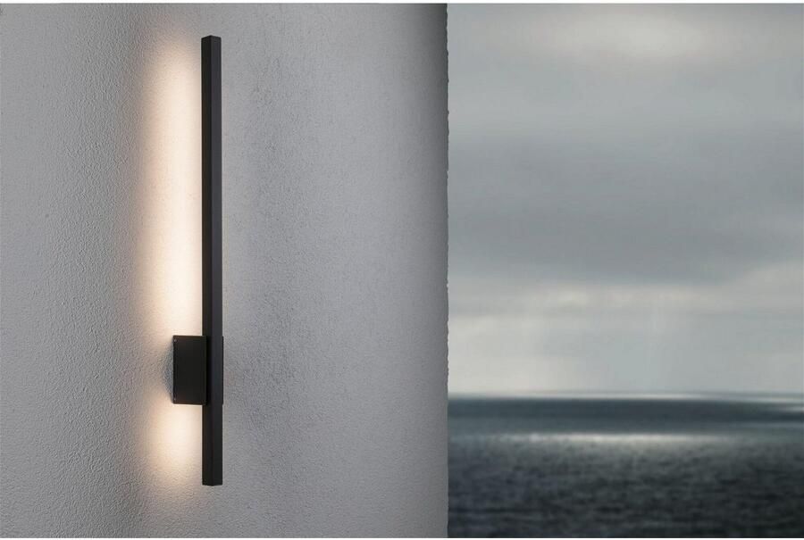 Paulmann Led-wandlamp voor buiten Stan IP44 800mm 3000K 11 5W 300lm 230V Antraciet Aluminium (1 stuk) - Foto 3