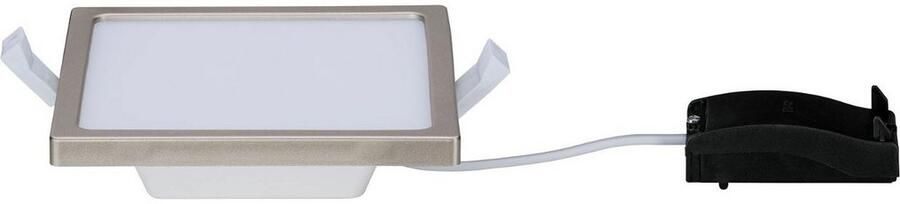 Paulmann Ledinbouwlamp Areo IP44 vierkant 120x120mm 6 5W 418lm 3000K Mat nikkel dimbaar (1 stuk) - Foto 4