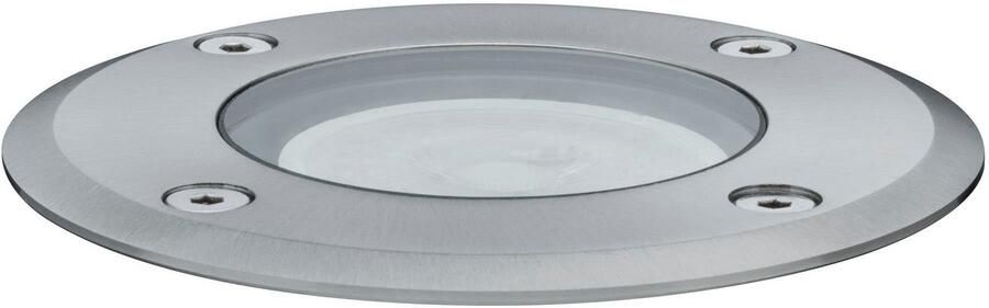 Paulmann Ledinbouwlamp Buiten 230V Bodem IP67 rond GU10 3 5W 140x140mm RVS Metaal (1 stuk) - Foto 8