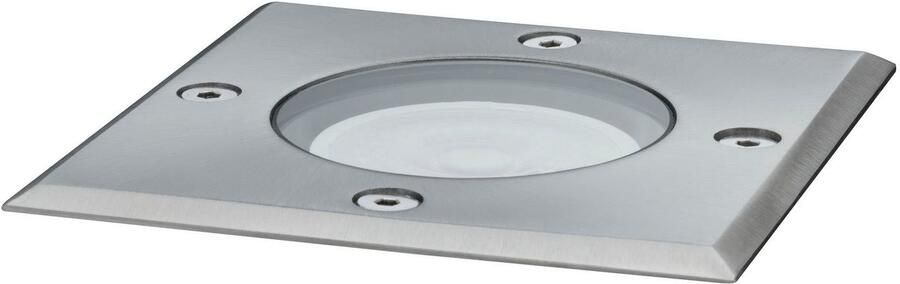 Paulmann Ledinbouwlamp Buiten 230V Bodem IP67 vierkant GU10 3 5W 108x108mm RVS Metaal (1 stuk) - Foto 6