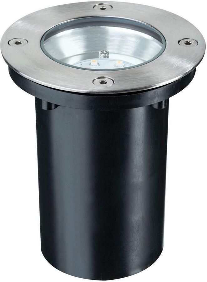 Paulmann Ledinbouwlamp Buiten 230V Bodem rond LED 1 2W 2700K 110mm RVS Metaal (1 stuk) - Foto 7