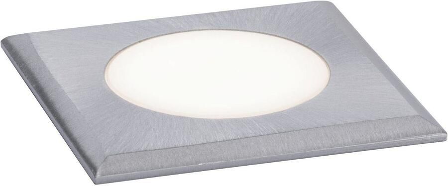 Paulmann Ledinbouwlamp House vierkant 50x50mm 3000K 2W 60lm 230V Geborsteld RVS Kunststof (1 stuk) - Foto 4