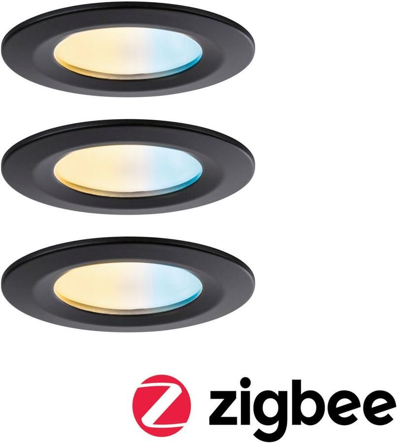 Paulmann Ledinbouwlamp LED inbouwlamp Nova Coin IP44 rond 78mm Geheugenfunctie kleurwisselaar kleurregeling dimmer smart home