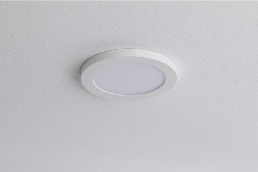Paulmann Ledinbouwlamp LED Inbouwpaneel Cover-it rond 165mm 12W 3.000K Wit mat (1 stuk) - Foto 10