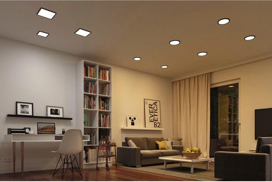 Paulmann Ledinbouwlamp AREO LED inbouwpaneel Areo VariFit IP44 rond 118mm 3000K (1 stuk) - Foto 5