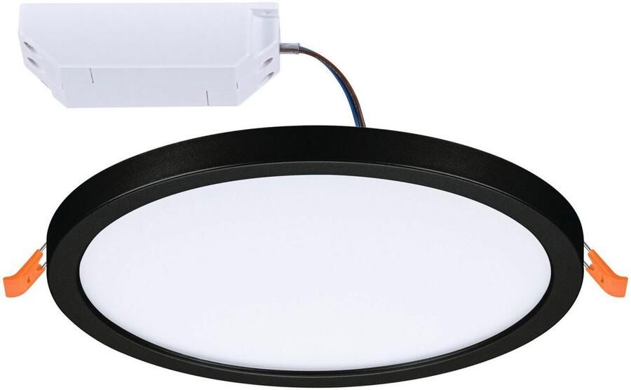 Paulmann Ledinbouwlamp LED Inbouwpaneel Areo VariFit IP44 rond 175mm 3000K Zwart (1 stuk) - Foto 8