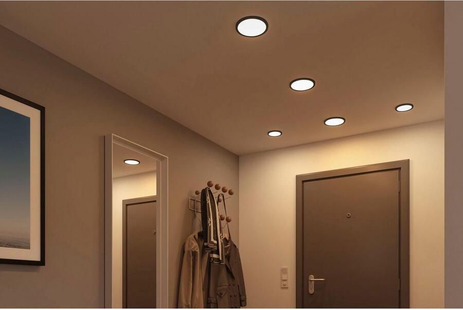 Paulmann Ledinbouwlamp AREO LED inbouwpaneel Areo VariFit IP44 rond 118mm 3000K (1 stuk) - Foto 3
