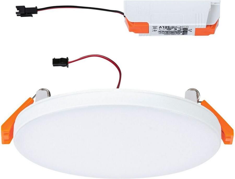 Paulmann Ledinbouwlamp LED Inbouwpaneel Veluna VariFit Edge IP44 rond 120mm 650lm 4000K Wit (1 stuk) - Foto 3