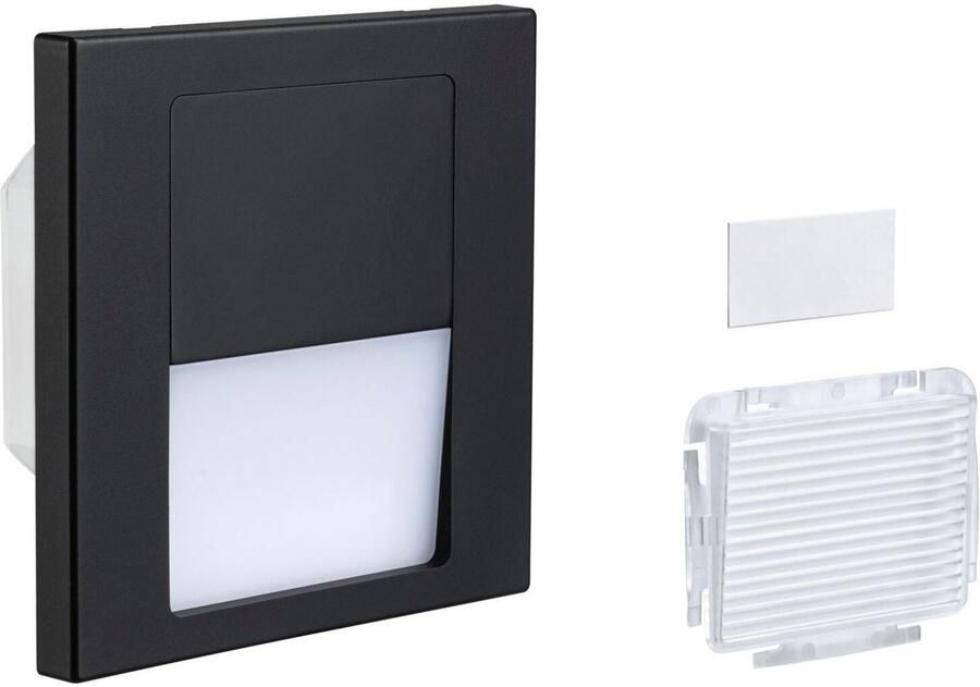 Paulmann Ledinbouwlamp LED wand inbouwlamp Tsaro vierkant 80x36mm - Foto 4