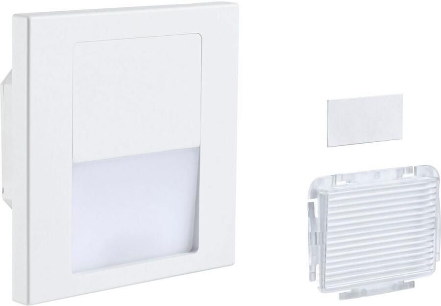 Paulmann Ledinbouwlamp LED wand inbouwlamp Tsaro vierkant 80x36mm - Foto 4