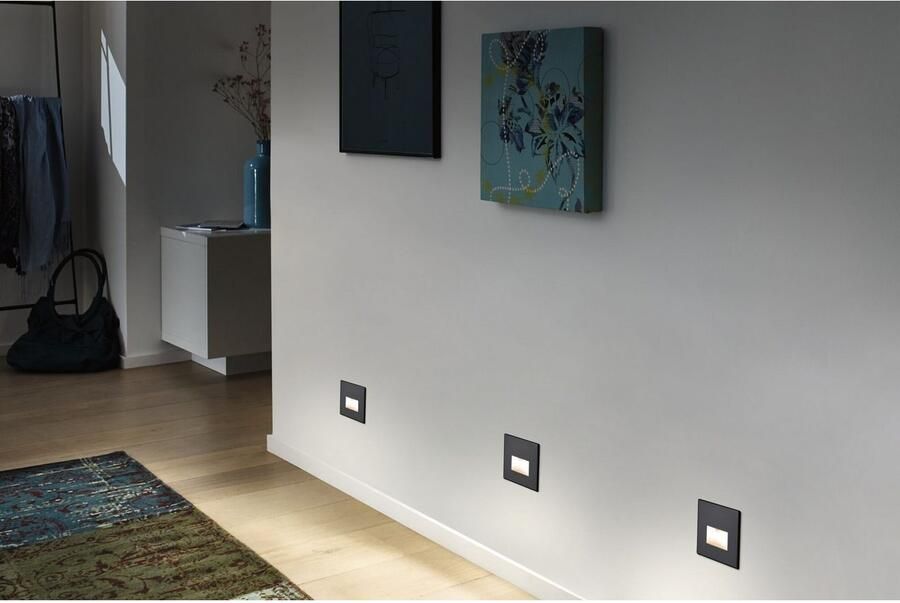 Paulmann Ledinbouwlamp LED wandinbouwlamp Edge Quadro 1 2W 25lm 230V (1 stuk) - Foto 7