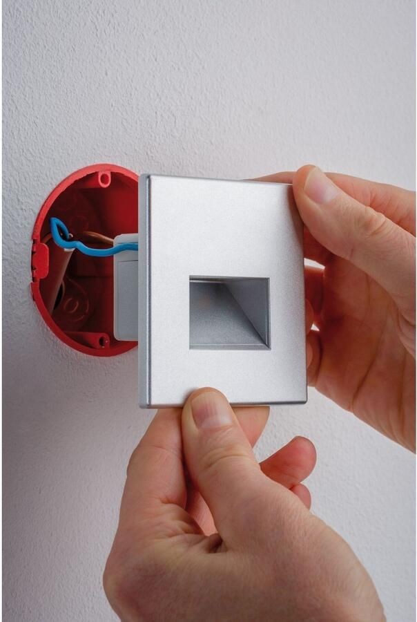 Paulmann Ledinbouwlamp LED wandinbouwlamp Edge Quadro 1 2W 25lm 230V (1 stuk) - Foto 5