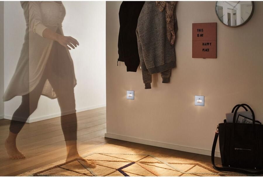 Paulmann Ledinbouwlamp LED wandinbouwlamp Edge Quadro 1 2W 25lm 230V 2700K (1 stuk) - Foto 5