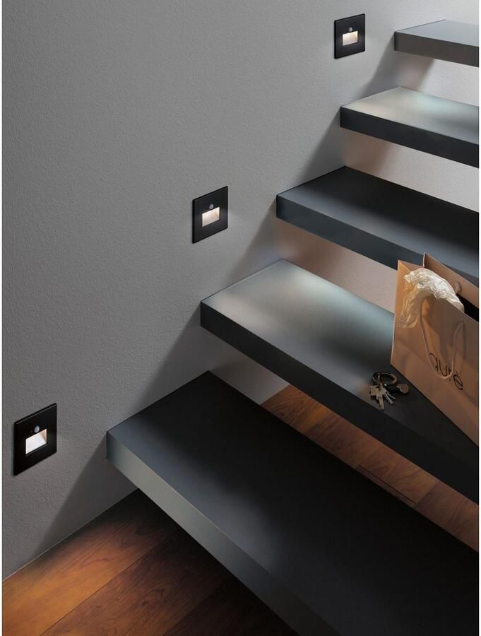 Paulmann Ledinbouwlamp LED wandinbouwlamp Edge Quadro 1 2W 25lm 230V 2700K (1 stuk) - Foto 4