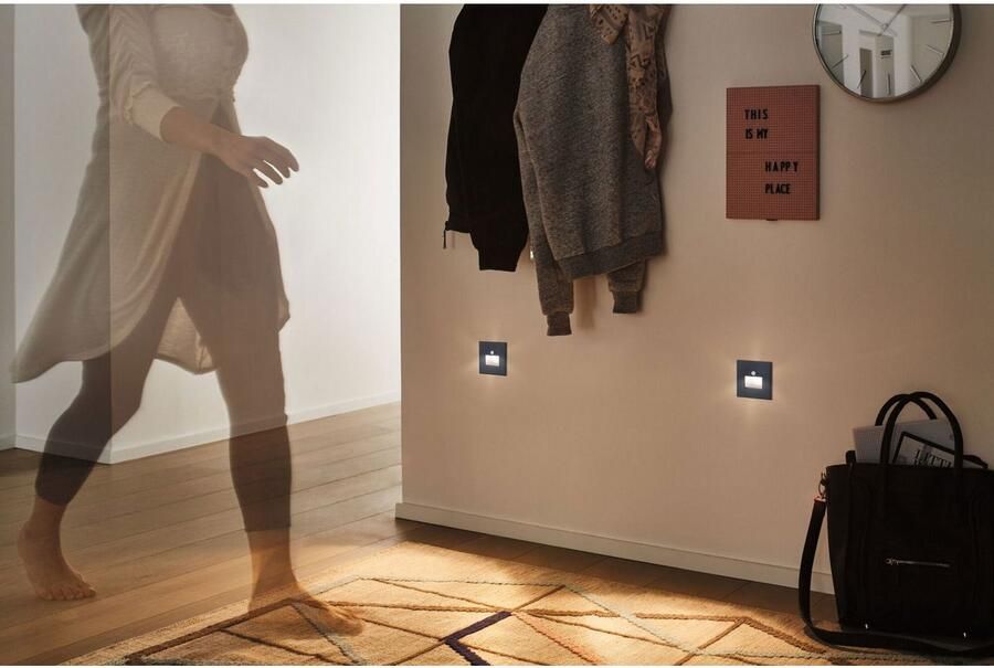 Paulmann Ledinbouwlamp LED wandinbouwlamp Edge Quadro 1 2W 25lm 230V 2700K (1 stuk) - Foto 6