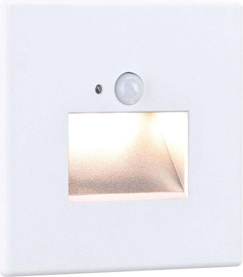 Paulmann LED-wandinbouwlamp Edge Quadro hoekig 80x42mm 1 2W 25lm 230V 2700K Wit mat - Foto 3