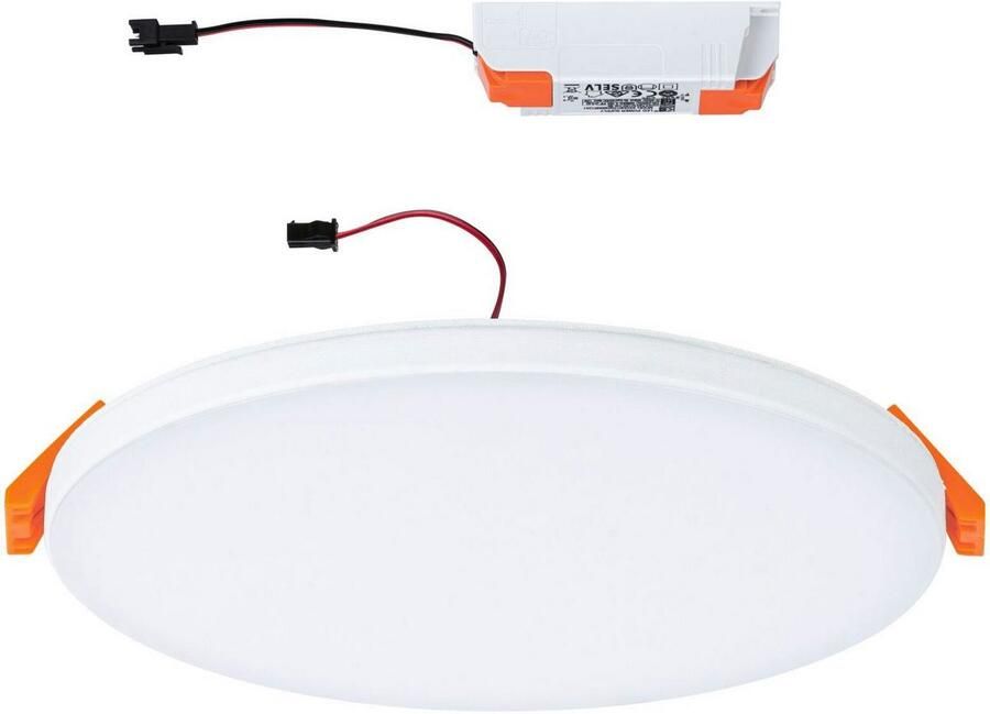 Paulmann Ledinbouwlamp LED Inbouwpaneel Veluna VariFit Edge IP44 rond 160mm 1100lm 3000K Wit (1 stuk) - Foto 4