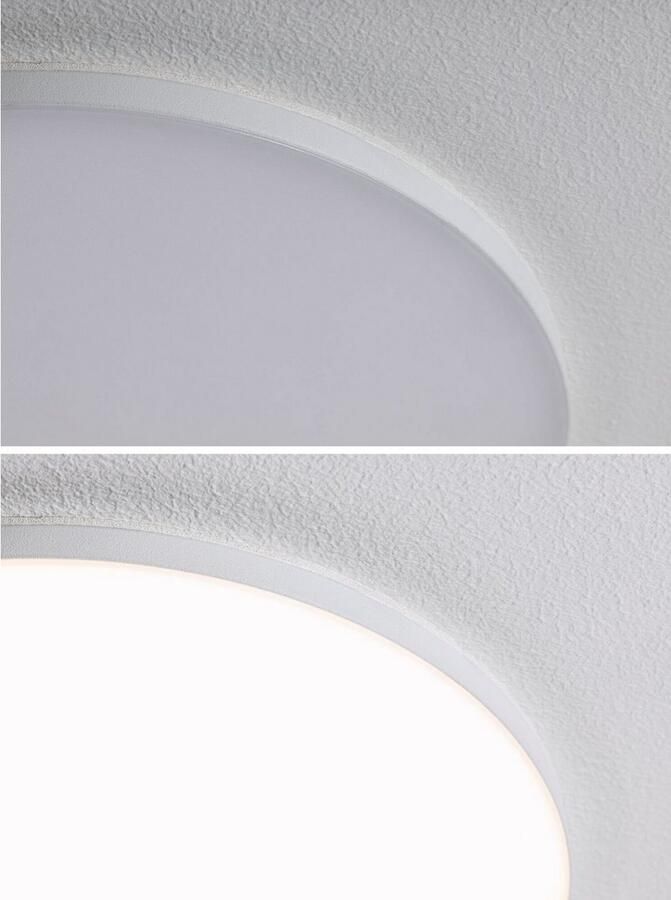 Paulmann Ledinbouwlamp LED Inbouwpaneel Veluna VariFit IP44 rond 185mm 17 5W 4.000K Satin (1 stuk) - Foto 6