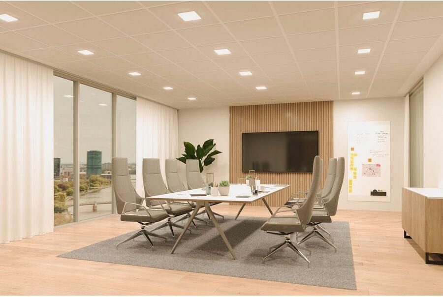 Paulmann Ledinbouwlamp LED Inbouwpaneel Veluna VariFit IP44 vierkant 185x185mm 17 5W 4.000K Satin (1 stuk) - Foto 10