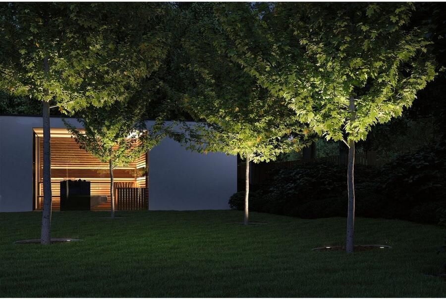 Paulmann Ledinbouwlamp Vloer IP67 120mm 3000K 6W 580lm 230V RVS Aluminium (1 stuk) - Foto 3