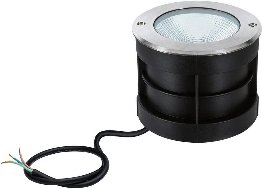 Paulmann Ledinbouwlamp Vloer IP67 120mm 3000K 6W 580lm 230V RVS Aluminium (1 stuk)