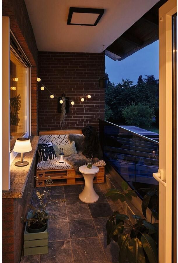 Paulmann Lichtsnoer Buiten Mobiele Lampionketting IP44 3000K 7x1lm 5V oplaadbaar met USB (1 stuk) - Foto 5