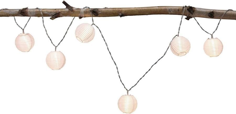 Paulmann Lichtsnoer Buiten Mobiele Lampionketting IP44 3000K 7x1lm 5V oplaadbaar met USB (1 stuk) - Foto 9