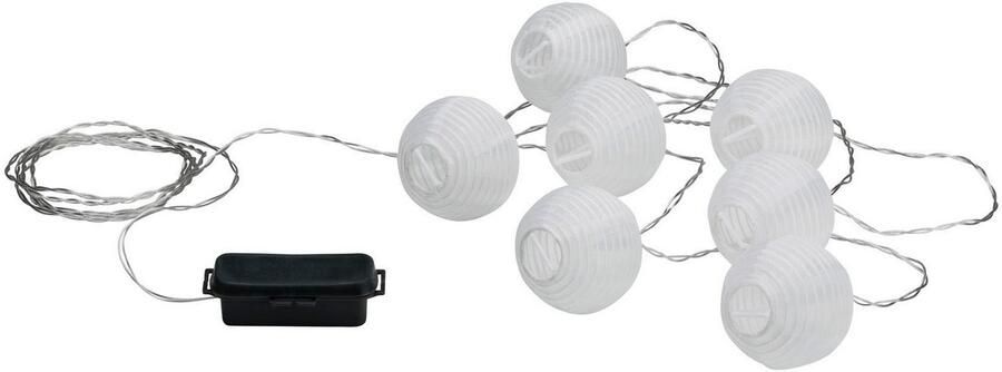 Paulmann Lichtsnoer Buiten Mobiele Lampionketting IP44 3000K 7x1lm 5V oplaadbaar met USB (1 stuk) - Foto 10