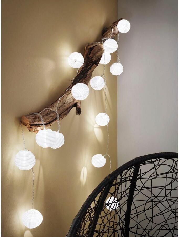 Paulmann Lichtsnoer Buiten Mobiele Lampionketting IP44 3000K 7x1lm 5V oplaadbaar met USB (1 stuk) - Foto 2