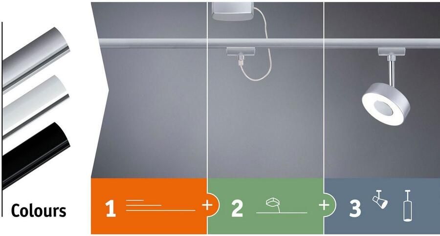 Paulmann Railsysteem-lampen URail rail spot Pure II Enkelspot GU10 max. 10W 230V (1-delig) - Foto 5