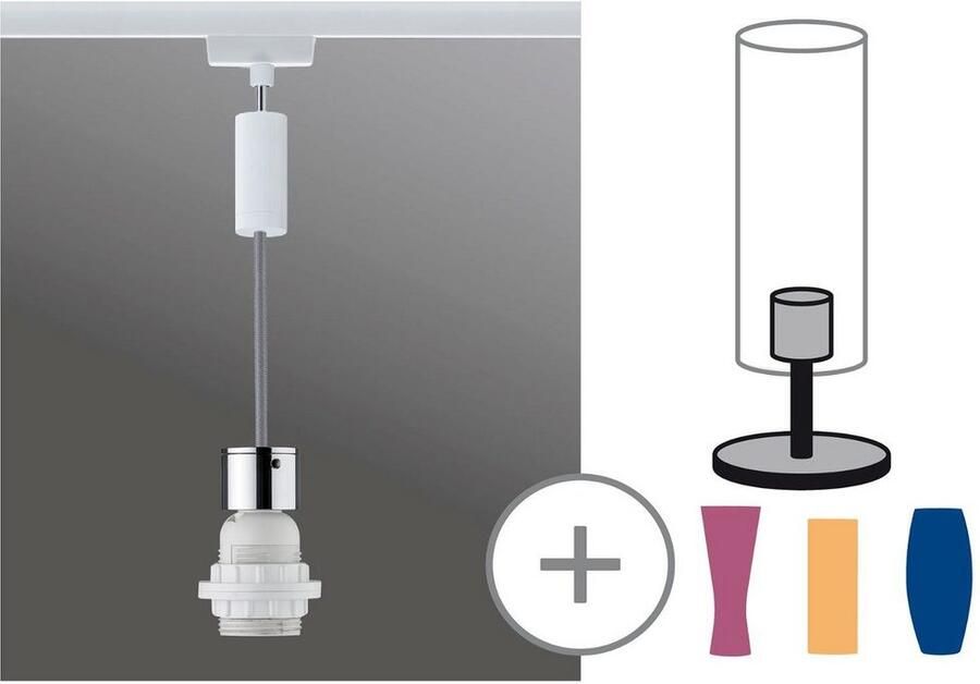 Paulmann Railsysteem-lampen URail Hanglamp 2Easy E27 max. 20W dimbaar 230V (1-delig) - Foto 2