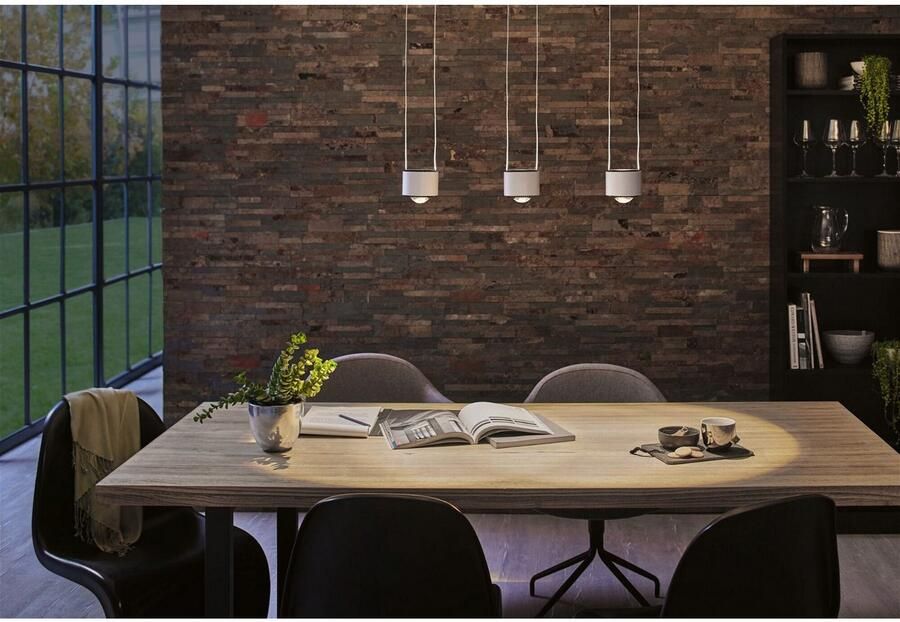 Paulmann Railsysteem-lampen URail Hanglamp Aldan 8 5 1x4 5W 4000K 230V Zwart mat Zwart (1-delig) - Foto 3