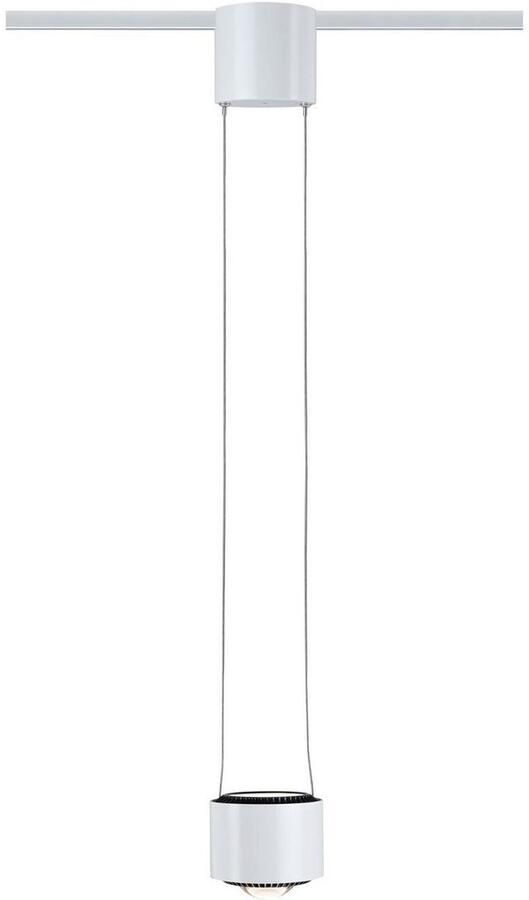 Paulmann Railsysteem-lampen URail Hanglamp Aldan 860lm 460lm 8 5W 2700K dimbaar 230V Wit (1-delig) - Foto 7