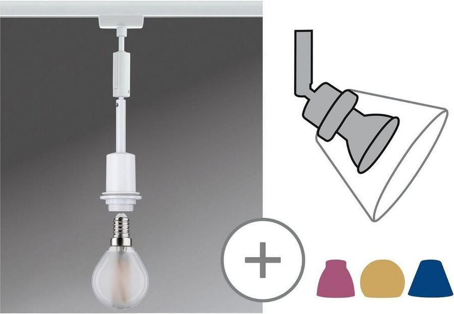 Paulmann Railsysteem-lampen URail Hanglamp DecoSystems Basic E14 max. 20W dimbaar 230V (1-delig)