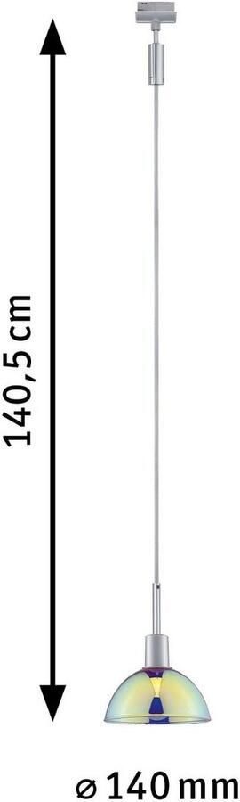 Paulmann Railsysteem-lampen URail Hanglamp Sarrasani E14 max. 20W dimbaar 230V Dichroic - Foto 6