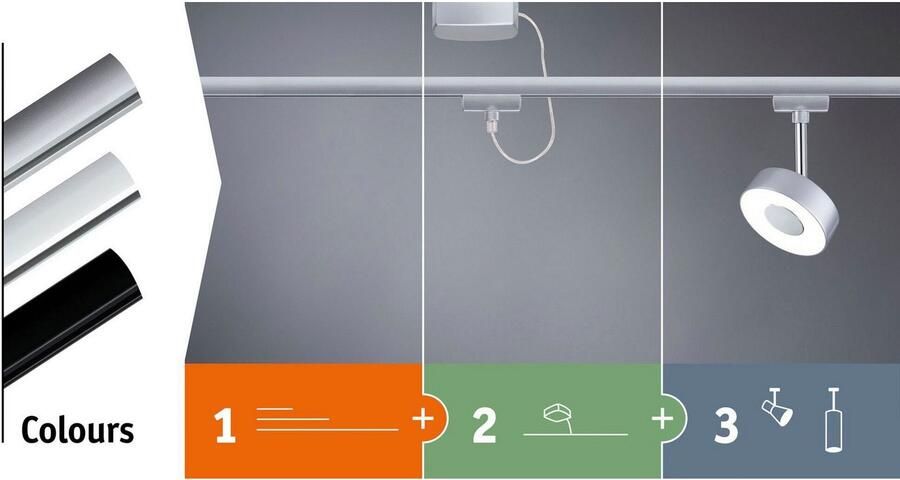 Paulmann Railsysteem-lampen URail Spot Circle 2-Step-White 5W 230V (1-delig) - Foto 6