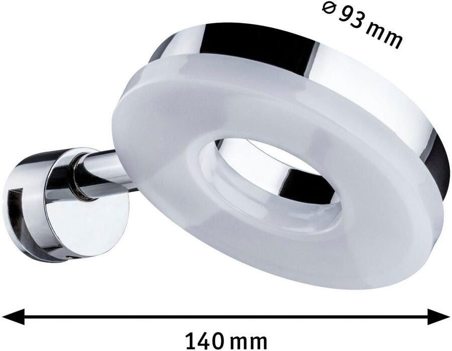 Paulmann Spiegellamp LED Becrux IP20 4W Chroom (1 stuk)
