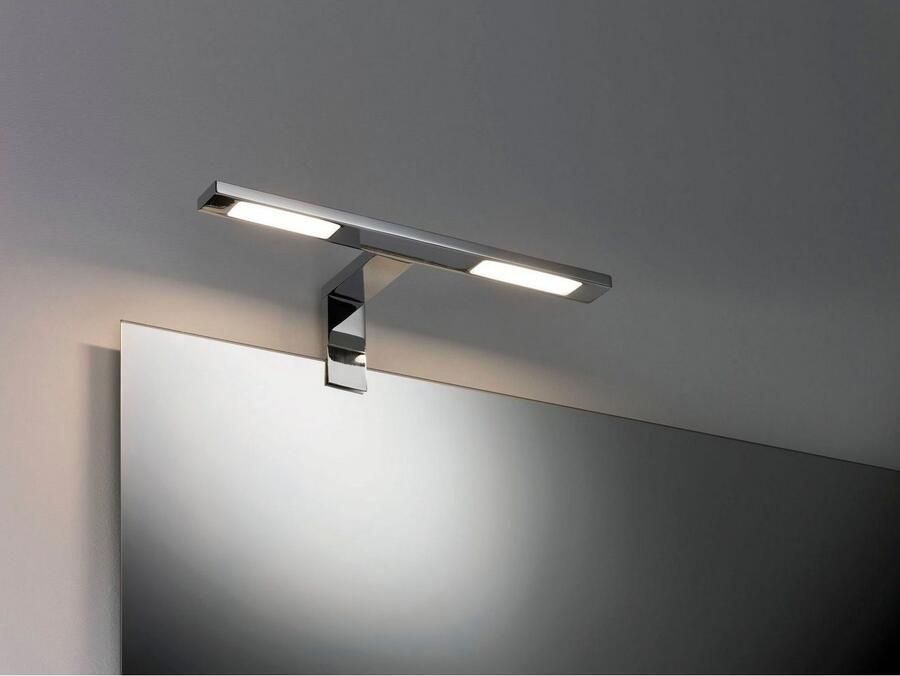 Paulmann Spiegellamp LED Galeria Spiegel- en Opberglicht Double Hook 2x3 2W Chroom (1 stuk) - Foto 4