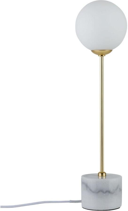 Paulmann Tafellamp Neordic Moa max.1x10W G9 Wit Goudkleur mat 230V Glas Marmel Metaal (1 stuk) - Foto 6