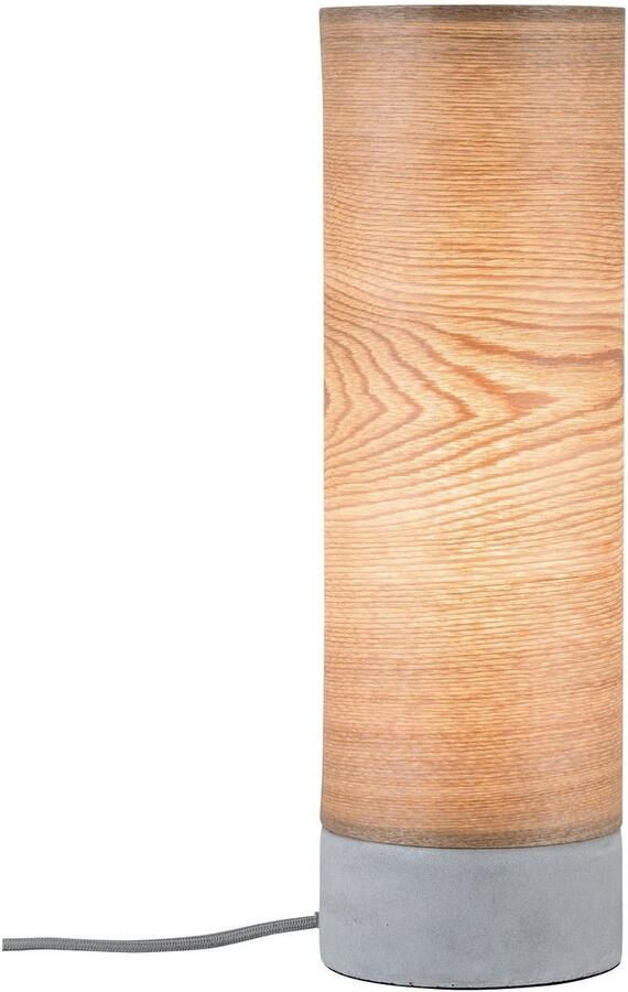 Paulmann Tafellamp Neordic Skadi max.1x20W E14 Grijs 230V Hout Beton (1 stuk) - Foto 5